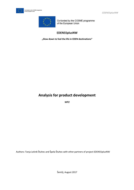 Analysis for Product Development