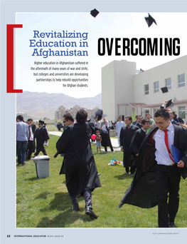 Revitalizing Education in Afghanistan