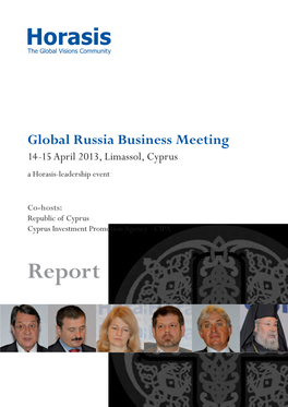 Horasis Global Russia Business Meeting 2013 Report