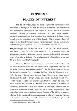 Chapter Xix Places of Interest