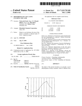 (12) United States Patent (10) Patent No.: US 7,115,735 B2 Esaki Et Al