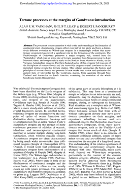 Terrane Processes at the Margins of Gondwana: Introduction