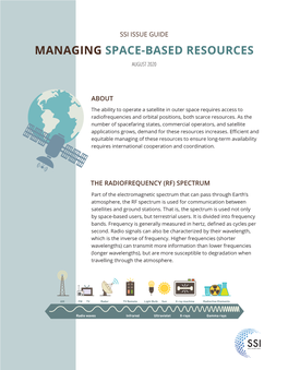 Managing Space-Based Resources August 2020