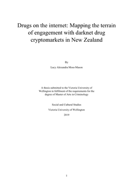 Mapping the Terrain of Engagement with Darknet Drug Cryptomarkets in New Zealand