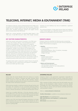 Telecoms, Internet, Media & Edutainment