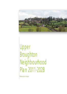 Upper Broughton Neighbourhood Plan Referendum Draft