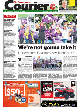 Te Awamutu Courier Thursday, June 10, 2021