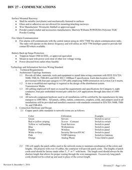 Potential District Standards to Establish