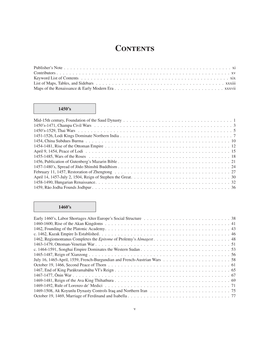 Table of Contents