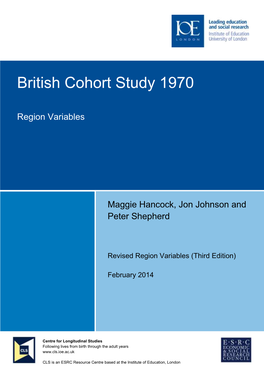 British Cohort Study 1970