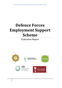 Defence Forces Employment Support Scheme