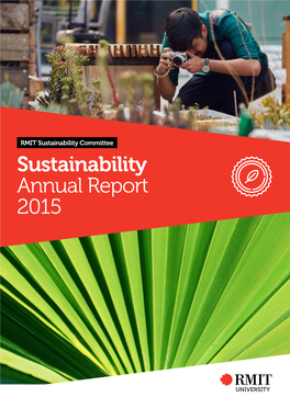 Sustainability Annual Report 2015 Table of Contents