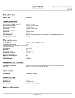 Molecular Genetics 5800 New Course.Pdf