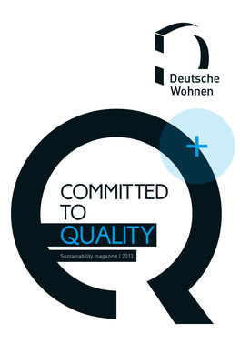 Deutsche Wohnen SE Sustainability Magazine 2013 (Pdf, 833KB)