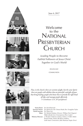 NPC Worship Bulletin PDF®