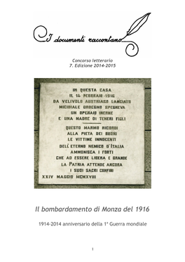 Bombardamento Di Monza Del 1916