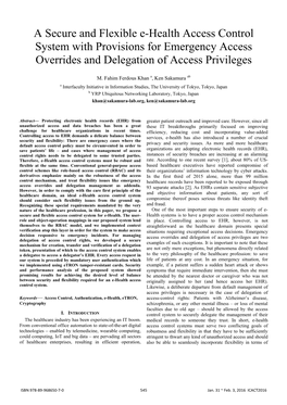 A Secure and Flexible E-Health Access Control System with Provisions for Emergency Access Overrides and Delegation of Access Privileges