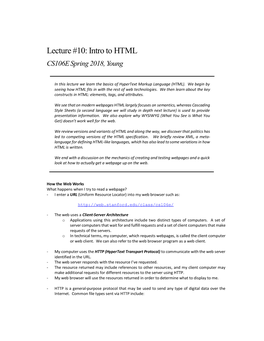 L10N Intro to HTML