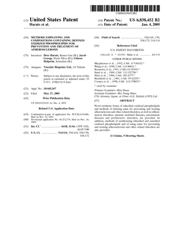 (12) United States Patent (10) Patent No.: US 6,838,452 B2 Harats Et Al