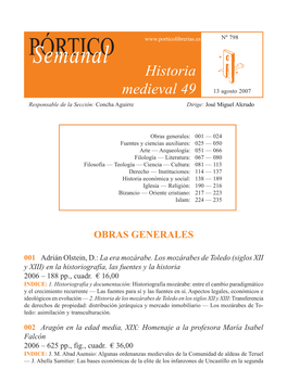 Historia Medieval 49 2 Mitad Del Siglo XV — M