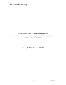 Consolidated Financial Statements