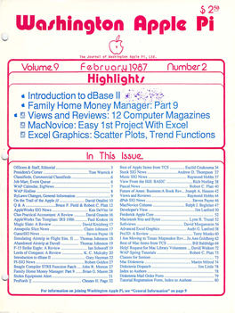 Washington Apple Pi Journal, February 1987
