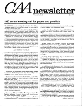 June 1979 CAA Newsletter