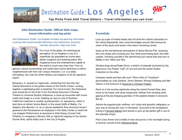 AAA Destination Guide: Official AAA Maps, Travel Information and Top Picks Essentials