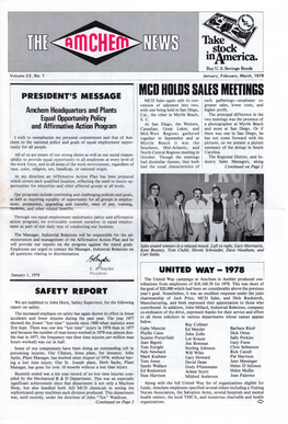Amchem News Vol 22 No 1 Jan-Feb-Mar 1979