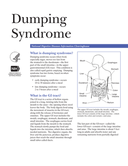 Dumping Syndrome