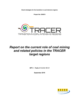 Report on the Current Role of Coal Mining and Related Policies in the TRACER Target Regions