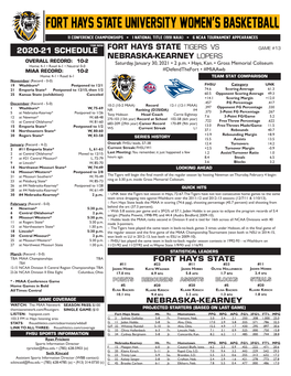 Fort Hays State University Women's Basketball