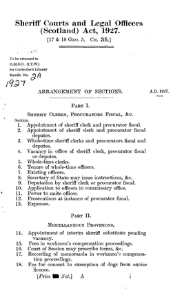 (Scotland) Act, 19,27. [17 & 18 GEO