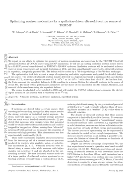 Optimizing Neutron Moderators for a Spallation-Driven Ultracold-Neutron Source at TRIUMF