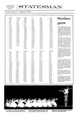 Umdstatesman (1972-02-03).Pdf (11.85Mb Application/Pdf)