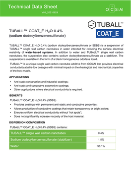 Technical Data Sheet