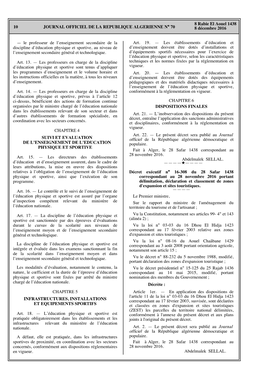 Journal Officiel De La Republique Algerienne Na