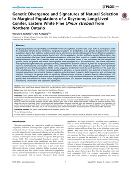 Genetic Divergence and Signatures of Natural Selection in Marginal