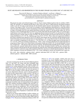 Dust Abundance and Properties in the Nearby Dwarf Galaxies Ngc 147 and Ngc 185