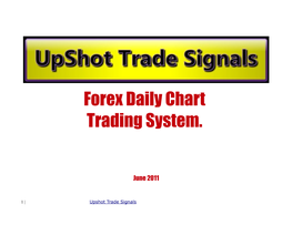 Forex Daily Chart Trading System