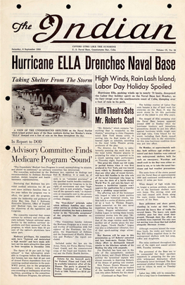 Hurricane ELLA Drenches Naval Base