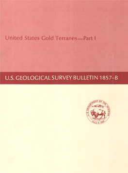 United States Gold Terranes Part I