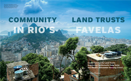 Community Land Trusts in Rio's Favelas