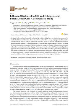 Lithium Attachment to C60 and Nitrogen- and Boron-Doped C60: a Mechanistic Study