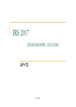 Irs Presentation to Mallanna [Compatibility Mode]