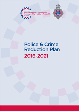 Police & Crime Reduction Plan 2016-2021