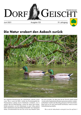 Dorf Geischt Juni 2021 Ausgabe 123 31