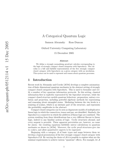 Arxiv:Quant-Ph/0512114 V1 15 Dec 2005 Iia Eurmnst Civ Aiu Qatm Eﬀects