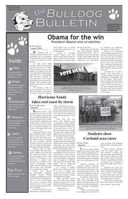 Obama for the Win President Obama Wins Re-Election