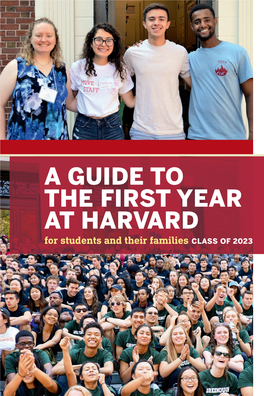 A Guide to the First Year at Harvard